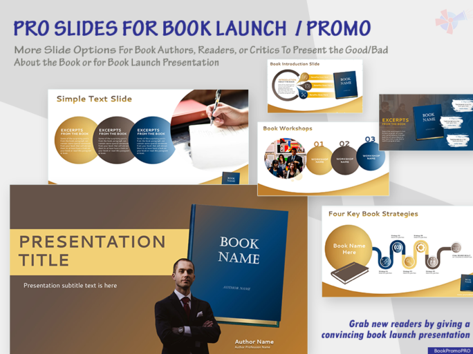 Book promo pro presentation template