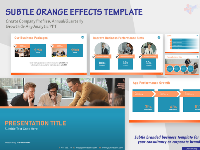 busienss consultant presentation template
