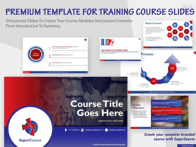 course creator's presentation template